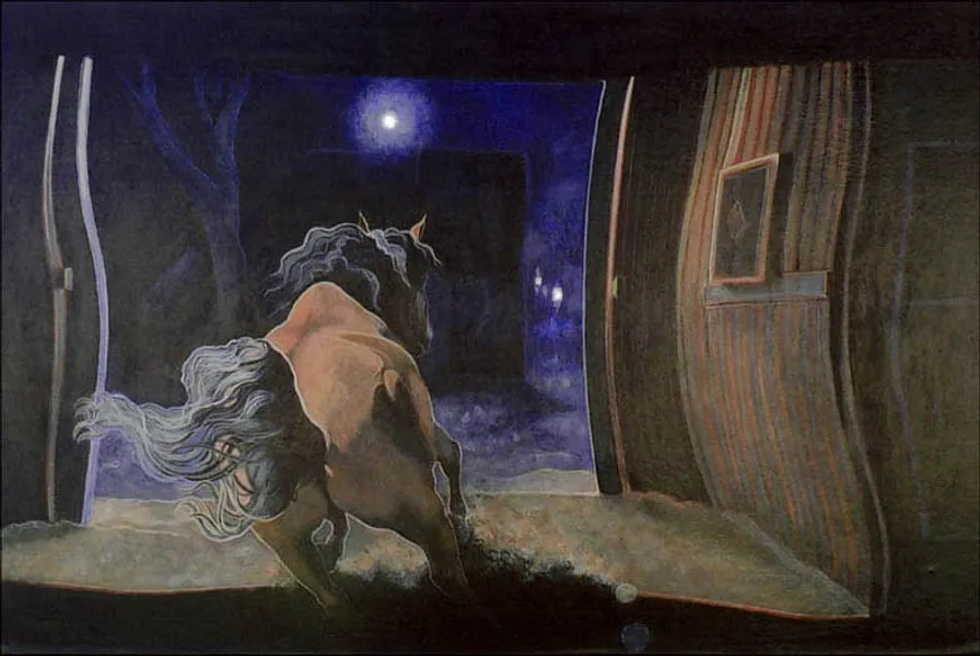 Horse Out of the Barn